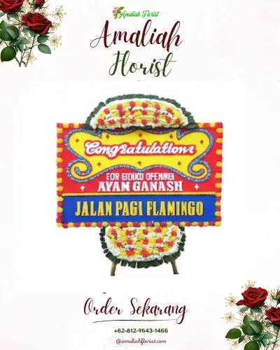 Bunga Papan Congratulation di Baleagung